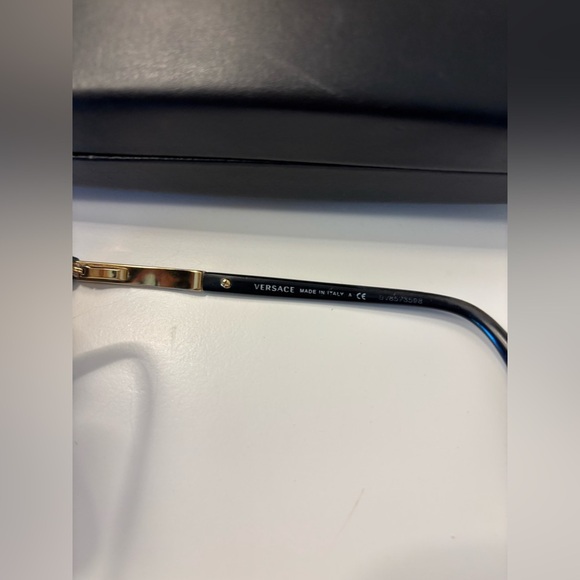 Versace Women’s Green And Black Tortoise Cat Eye Glasses Frames Only - Picture 2 of 6